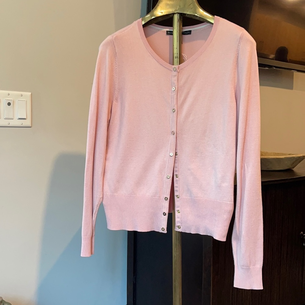 Pink cardigan